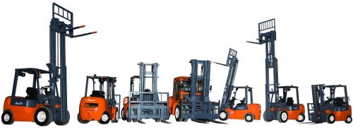 Different types of forklifts